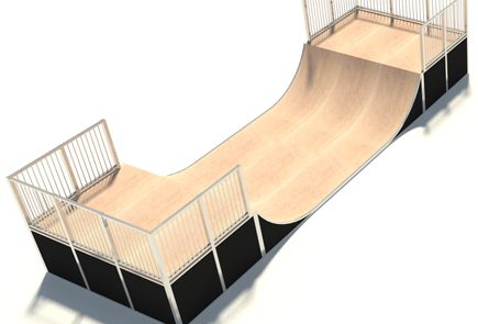 Half Pipe Skate Ramp Design