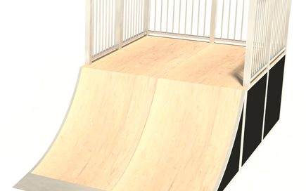 Quarter Pipe for Skate Park