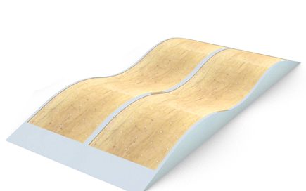 Wave Ramp Design for Skate Park