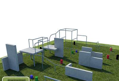 Free Running and Parkour Training Pitch