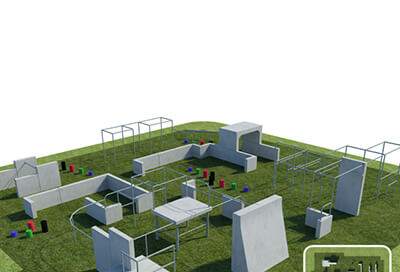 Parkour Military Style Obstacle Course Equipment